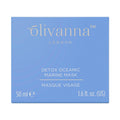 Olivanna Detox Oceanic Marine - Active Charcoal Facial Mask for Blemishes and Breakouts - Rich in Antioxidants Vitamin C and E - 1.6 oz