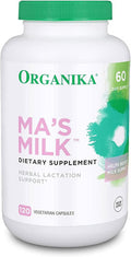 Organika Ma'S Milk- Supports Breast Milk Production- Contains Blessed Thistle, Fenugreek, And Moringa- 120 Vcaps