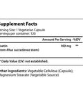 LongLifeNutri Fisetin Supplement 100Mg 120 Vegetarian Capsules | Natural Bioflavonoid Polyphenols | Aging And Longevity Powder Pills | Senolytic Sirtuin Activator | Energy Levels | Rhus Succedanea