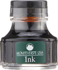 MONTEVERDE Bottle Ink, 90ml, Mulberry-Noir (G308UN) | Dark-toned Noir fountain pen ink with smooth flow, rich depth, and expressive writing character.