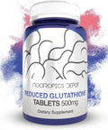 Reduced Glutathione Tablets 500mg 60 Count May Help Support Cognitive Function Balanced Oxidation Levels Skin Health