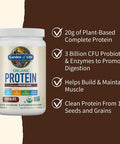 Garden of Life Organic Protein Powder Chocolate 0.5Kg