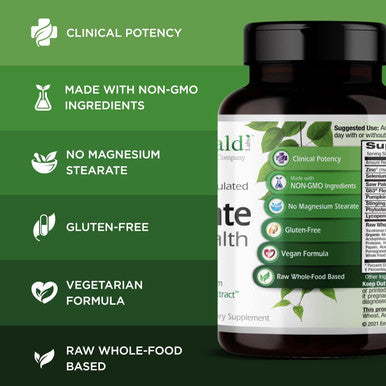 Emerald Labs Prostate Health - Prostate Support Supplement With Saw Palmetto, Lycopene, Stinging Nettle & More - Vegan & Gluten-- 90 Vegetable Capsules (30-Day Supply)