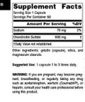Source Naturals, Chondroitin Sulfate 600mg 60 Count