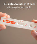 iHealth COVID-19 Antigen Rapid Test, 1 Pack, 5 Tests Total, FDA EUA Authorized OTC at-Home Self Test, Results in 15 Minutes with Non-invasive Nasal Swab, Easy to Use & No Discomfort