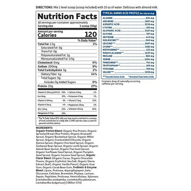Garden of Life Organic Protein Powder Chocolate 0.5Kg