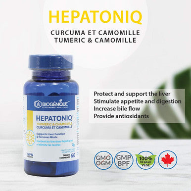 HEPATONIQ - Liver Protection and Antioxidant Support -Biogenique (60 Tabs)