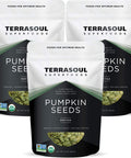 Terrasoul Superfoods Organic Pumpkin Seeds, 2 Lbs - Premium Quality, Shelled, Raw, Unsalted
