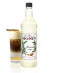 Monin - Honey Syrup, Smooth Sweet Honey Flavor, Great for Teas, Lemonades, Cocktails, & Coffee, Gluten-Free, Non-GMO (1 Liter)