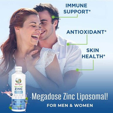 Maryruth Organics Nutritional Supplement | Liposomal Liquid Zinc Supplement with Vitamin E | Overall Health and Skin Care | Blueberry | Vegan Non-GMO Gluten No Sugar Added | 15.22 Fl Oz