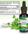 Nature'S Answer Alcohol- Alfalfa Herb Extract 1-Fluid Ounce Supports Immune System Blood Digestion Energy Levels - Helps with Detoxification