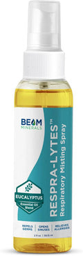 Beam Minerals Respra-Lytes Sinus-Opening Electrolyte Misting Spray With Fulvic Mineral Complex And Essential Oils That Support Respiratory Health 2 Fl Oz