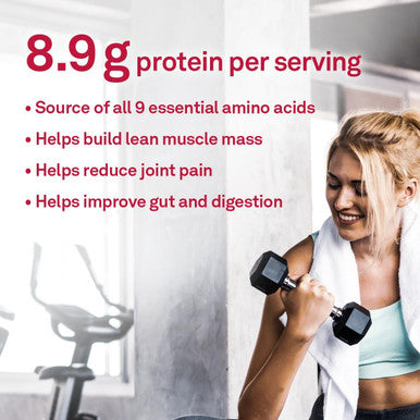 Organika Enhanced Collagen Protein Essential Aminos - Complete Essential Amino Profile For Muscle Growth And Recovery, Joint Support, And Skin Hydration - Grass Fed, Unflavoured - 500G, 50 Servings