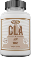 Mill Bay CLA Conjugated Linoleic Acid - Safflower Oil Supplement. 100 Softgel Capsules (1250 mg)