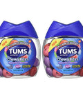 TUMS Ant Chewy Bites Assorted Berries 32 Chewable Tablets (Pack of 4)