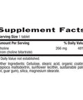 Country Life Choline 266Mg 100 Tablets Certified Gluten Free Certified Vegan Certified Halal