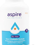 5-In-1 Bio-HealÃ‚Â® Probiotic For Kids, Men & Women - Best Supplement For Brain Function, Gut Health & Constipation - Shelf Stable & Fortified With Vitamin, Mineral & Prebiotics Capsules
