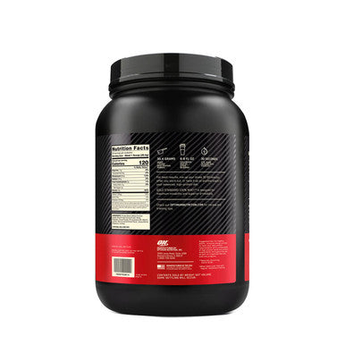 Optimum Nutrition Gold Standard 100% Whey Protein Powder From Whey Isolates Vanilla Ice Cream - 2 Pound