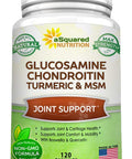 aSquared Nutrition Glucosamine Chondroitin Turmeric MSM Boswellia - 120 Capsules - Joint Support Supplement - Joint Support Relief Pills for Health - Supplement for Back, Knee & Hands
