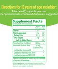 Culturelle Advanced Regularity Probiotic Prebiotic Fiber Helps Restore Regularity and Reduce Occasional Constipation Gas and Bloating Gluten Free NonGMO 30 Count Multi