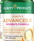 Dr. Cannells Advanced Vitamin D Womens Formula Purity Products Fortified with Lutein and Biotin for Healthy Skin and Hair 60 Vegetarian Capsules