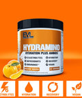 Evlution Nutrition HYDRAMINO Complete Hydration Multiplier, All 6 Electrolytes, Vitamin C & B, Fluid Boosting Aminos, Coconut Water, Endurance, Recovery, Antioxidants, 30 Serve, Orange Mango