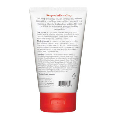 DERMA E Anti-Wrinkle Scrub Anti-Aging Face Wash with Glycolic Acid and Vitamin A Cleansing and Exfoliating Treatment Removes Makeup, Oil and Impurities, 4 oz