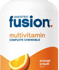 Bariatric Fusion Orange Cream Flavored Complete Chewable Bariatric Multivitamin with Iron for Bariatric Surgery Patients Including Gastric Bypass and Sleeve Gastrectomy 120 Tablets