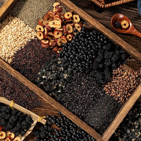 Black Sesame Pasteï¼ŒBlack Sesame Powderï¼ŒBlack sesame walnut mulberry powder,100% black sesame Sesame Seeds Powder, No Sugar, Low Temp Roasted,healthy and nutritious breakfast,convenient food(453g/1 can)