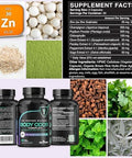 Natural Body Odor Eliminator Pills - Chlorophyll With Zinc, Champignon, Psyllium Fiber - Third Party Tested, 60 Vegan Capsules. Made In The Usa