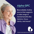 Bestvite Alpha GPC Choline 600mg Per Serving (120 Veggie Capsules) - No Stearates - Vegan - Non GMO - Gluten
