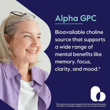 Bestvite Alpha GPC Choline 600mg Per Serving (120 Veggie Capsules) - No Stearates - Vegan - Non GMO - Gluten