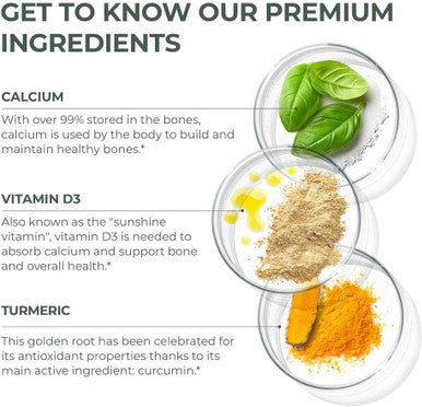 Calcium Carbonate Bone Health Complex By Primal Harvest For Men And Women With Calcium, Magnesium, Zinc, Manganese, Potassium, And L-Carnitine