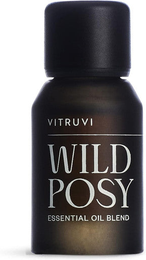 Vitruvi Wild Posy Blend Floral Essential Oil with Red Mandarin, Geranium, Patchouli, Ylang Ylang