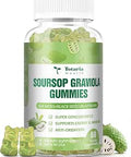 Sugar Soursop Oil Graviola Sea Moss Gummies Support Digestive Sleep Skin Health Immunity and Antioxidant Guanabana Fruit with Sea Moss 150mg Black Seed Oil Organic NonGMO Vegan