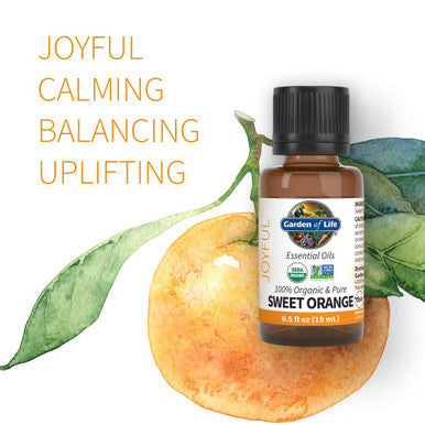 Garden of Life Essential Oil Sweet Orange 0.5 Fl Oz