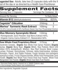 Emerald Labs Memory Health - Brain Health & Memory Supplement - Supports Energy & Focus - Features Meriva Turmeric, Vitamin B12 & More - 60 Vegetable Capsules (30-Day Supply)
