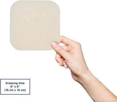 MedVance TM Hydrocolloid Hydrocolloid Adhesive Thin Dressing 15 cm x 15 cm Box of 5 Dressing