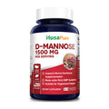 NusaPure D-Mannose 1500 mg - 200 Vegetarian Capsules (Organic, Non-GMO & Gluten-Free)
