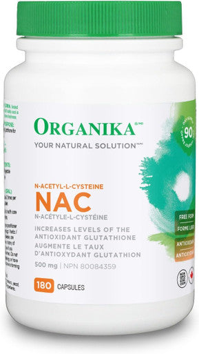 Organika Nac (N-Acetyl-L-Cysteine) 500Mg + Organika Quercetin With Bromelain | Immune & Liver Support Bundle