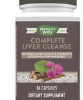 Nature'S Way Complete Liver Cleanse, Supports Liver Health*, With Milk Thistle Seed Extract Taurine, L-Glutamine, 84 Capsules
