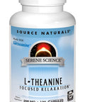 SOURCE S Serene Science L-Theanine 200 Mg Capsule, 120 Count