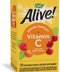 Nature'S Way Alive! Vitamin C Supplement With Organic Acerola, Immune Support*, 120 Capsules