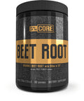 5% Nutrition Core Beet Root | Nitric Oxide Organic Beet Root Powder Pre Workout Additive | 6000mg Beet Root Extract + 50mg S7 | Vegan & Keto | 30 Servings ( Punch)