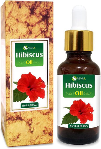 Hibiscus (Hibiscus sabdariffa) Pure Natural Oil (15ml Dropper)