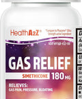 HealthA2Z Gas Relief Simethicone 180mg | Relieves from Stomach Discomfort and Gas | Anti Flatulence | Relieves Gas Fast