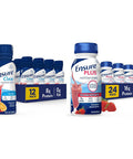Ensure Clear Nutrition Liquid Drink 0G Fat 8G Of Protein & Plus Nutrition Shake With 16 Grams Of Protein Meal Replacement Shakes Strawberry 8 Fl Oz (Pack Of 24)