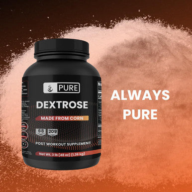 PURE ORIGINAL INGREDIENTS Dextrose, 3 Lb, No Magnesium Or Rice Fillers, Lab Verified