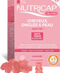 Nutricap Gummies for hair, nails &skin strength - rasperry and blueberry flavor - 90 gummies
