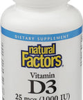 NATURAL FACTORS Vitamin D3 Tb 90 CT